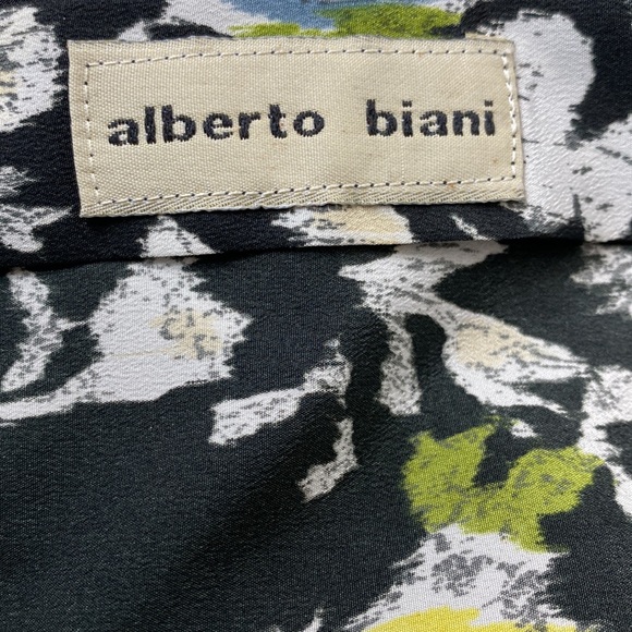 Alberto Biani Made in Italy 🇮🇹 Beautiful Print ButtonDown Shirt - Picture 9 of 13